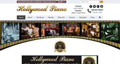 Desktop Screenshot of hollywoodpiano.com